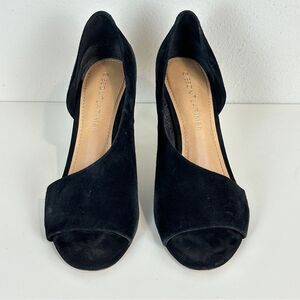 Gibson Latimer Viollette Black Suede D’orsay Pumps 10